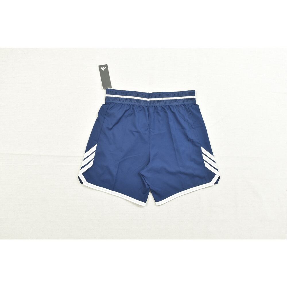 Adidas Men's Loose Fit Basketball Shorts Blue Regular Size M 7" Polyester NEW - Picture 5 of 8
